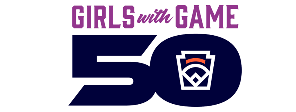Little League Girls with Game 50 Celebration